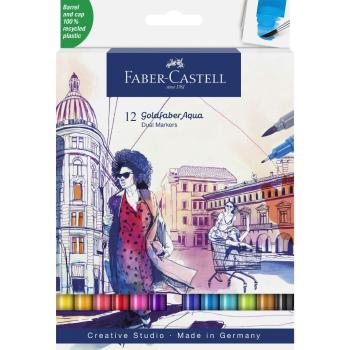 Faber-Castell Goldfaber Aqua Dual Marker 12er Etui